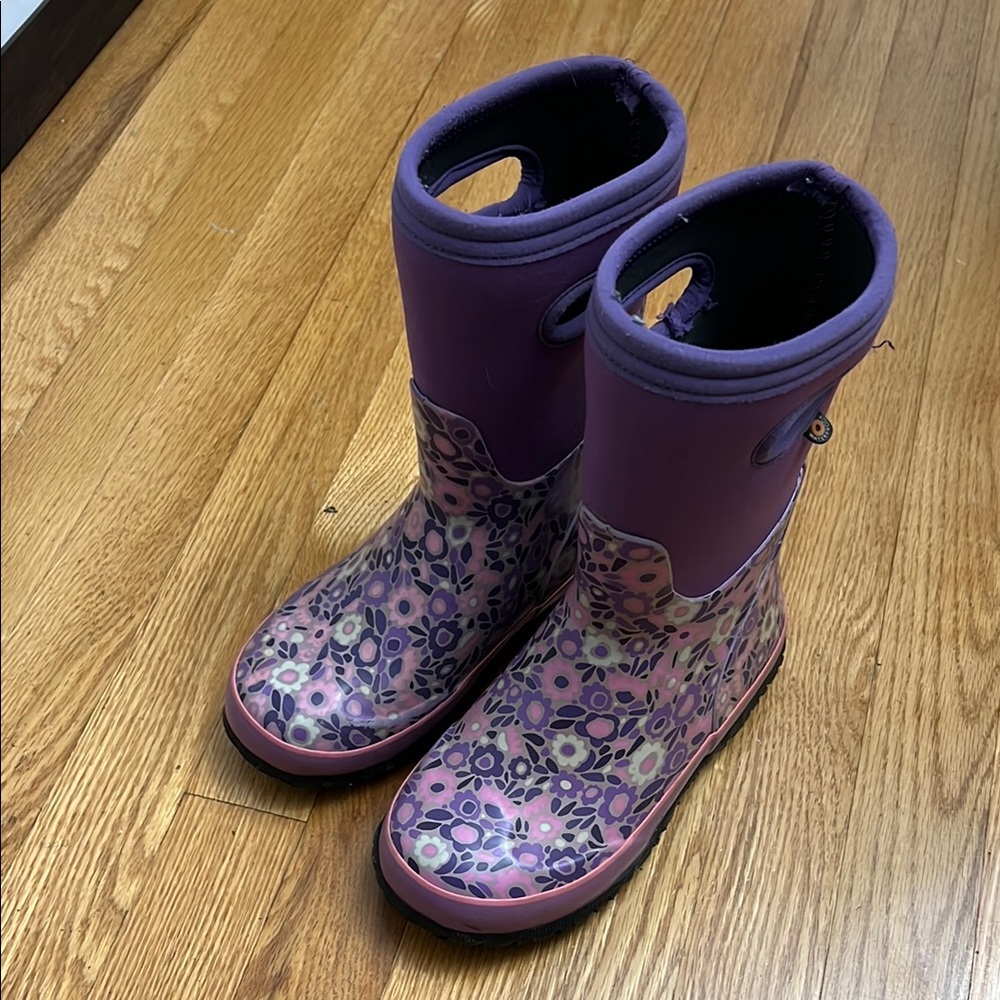 Bogs Purple Kids Rain Boots